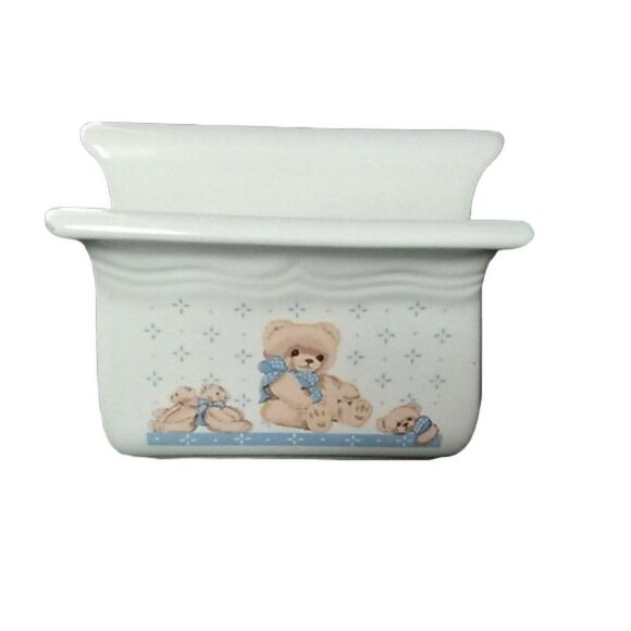 Vintage Tienshan Country Bear Napkin Holder - Picture 1 of 5